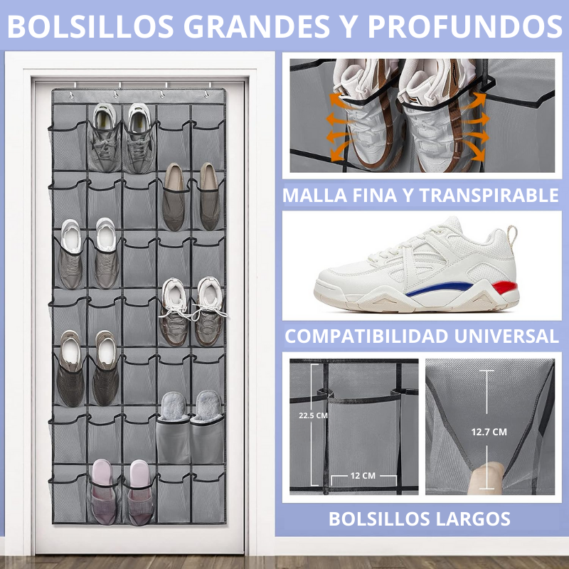 ORGANIZADOR ZAPATILLAS, ZAPATOS, CALZADO - 35 BOLSILLOS