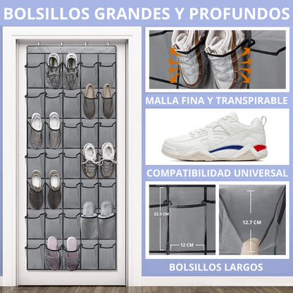 ORGANIZADOR ZAPATILLAS, ZAPATOS, CALZADO - 35 BOLSILLOS