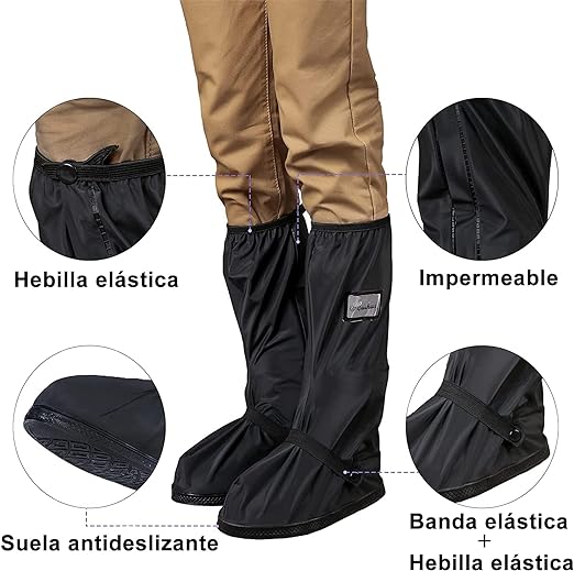 CUBRECALZADO IMPERMEABLE CON SUELA UNISEX