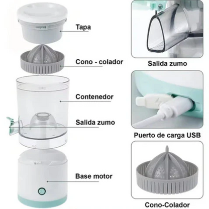 EXPRIMIDOR ELÉCTRICO DE JUGO INALÁMBRICO