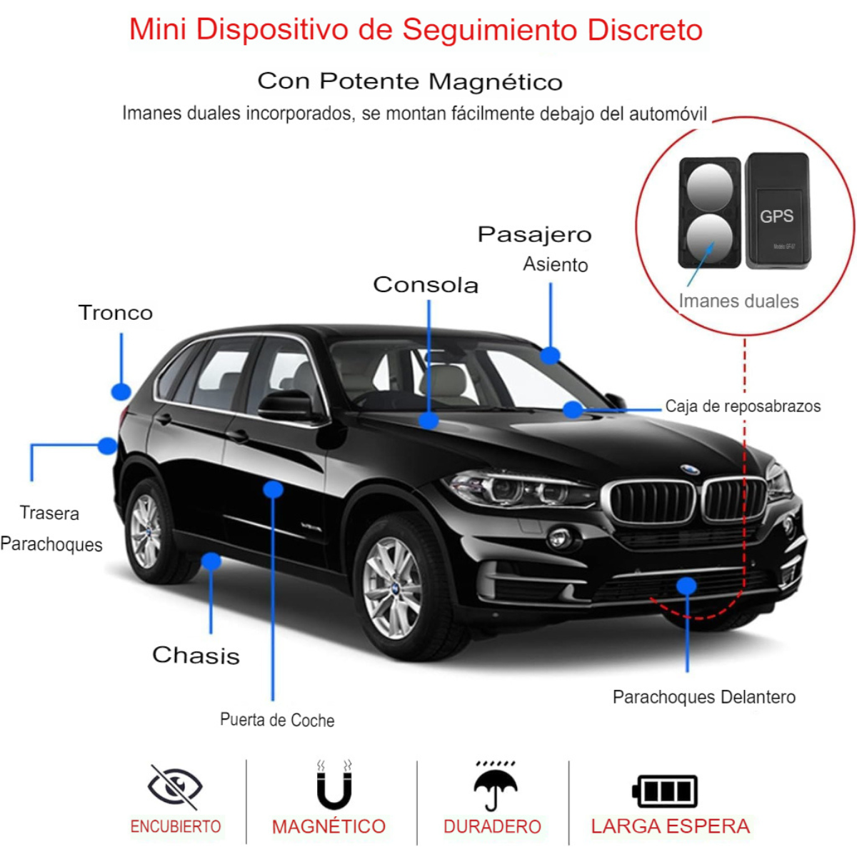 DISPOSITIVO MINI LOCALIZADOR GPS