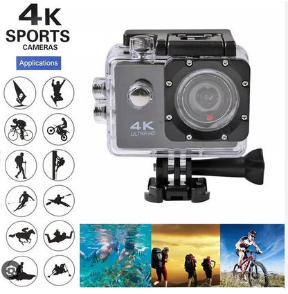 CÁMARA DEPORTIVA 4K SUMERGIBLE – PACK 2 UNIDADES