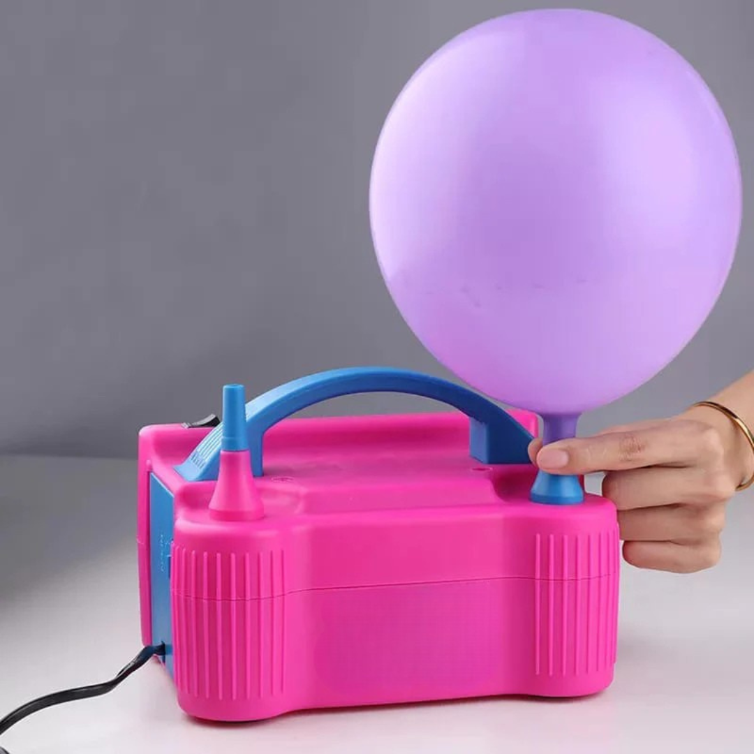 INFLADOR DE GLOBOS ELÉCTRICO DOBLE