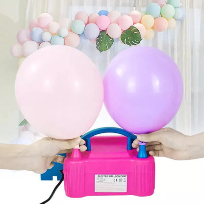 INFLADOR DE GLOBOS ELÉCTRICO DOBLE