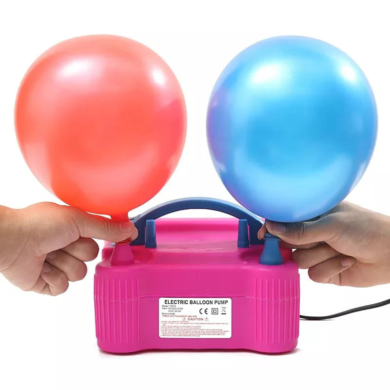 INFLADOR DE GLOBOS ELÉCTRICO DOBLE